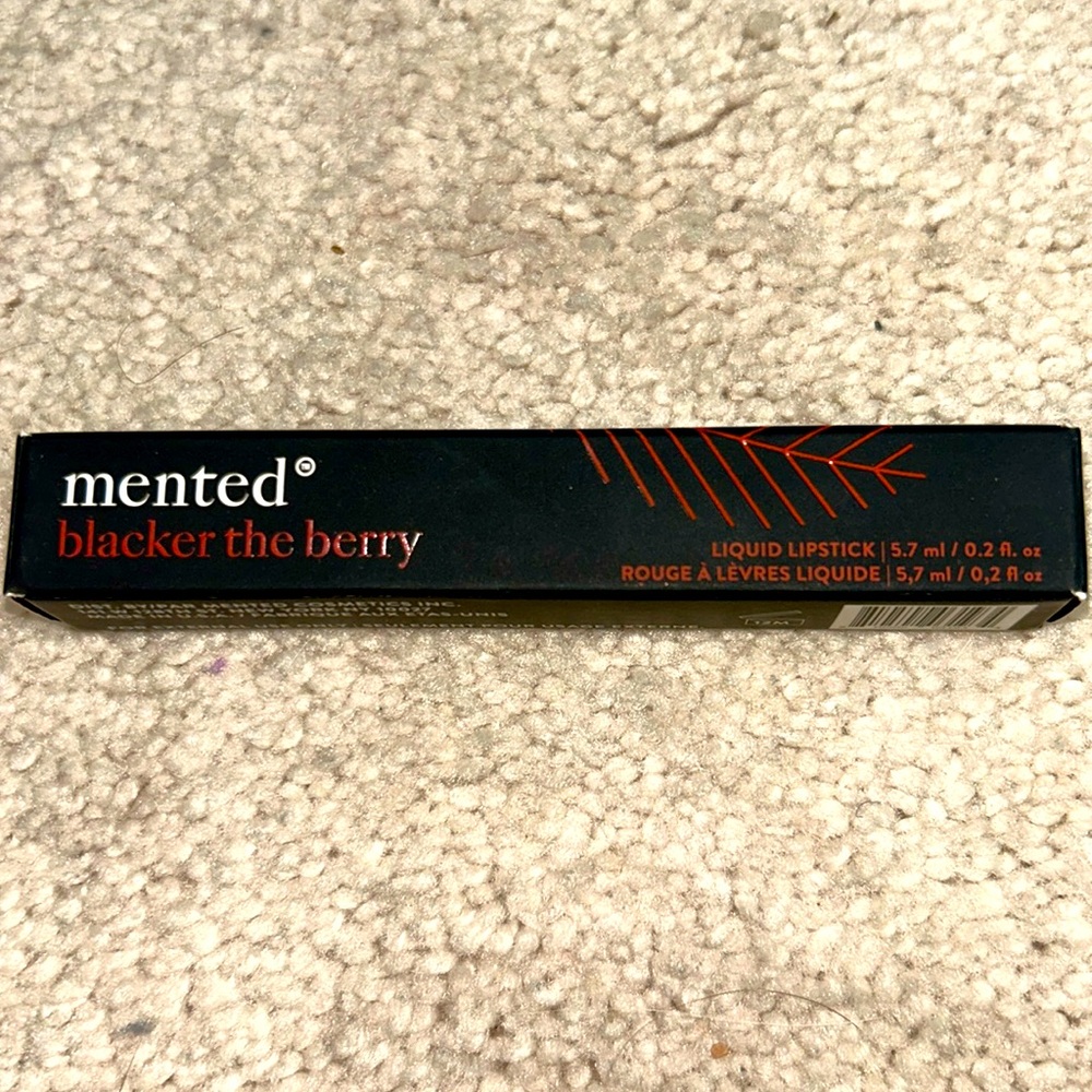 Mented Cosmetics Liquid Lipstick BLACKER THE BERRY - Picture 2 of 3